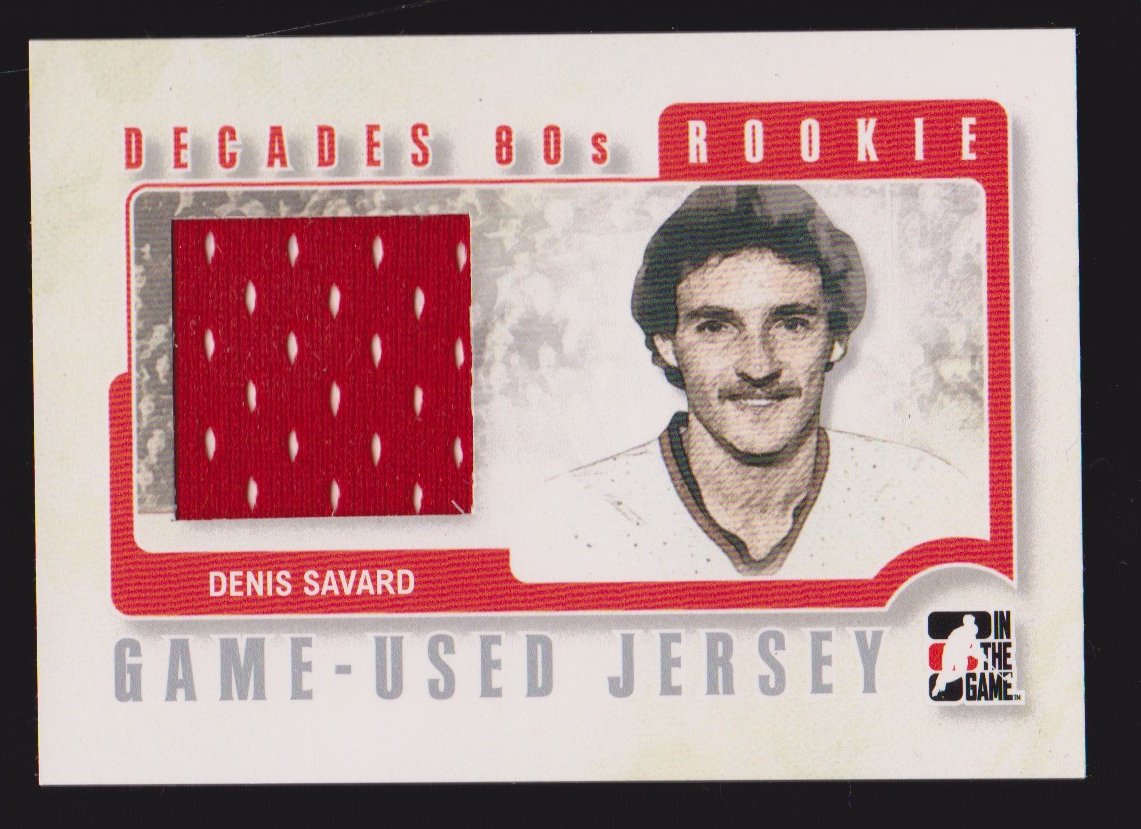 (image for) 2010-11 Decades 1980s Rookie Jerseys Silver #RJ03 Denis Savard
